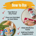 Treat Topper Fish Pet Food Topper | Low-Fat Meal Topper for Pets