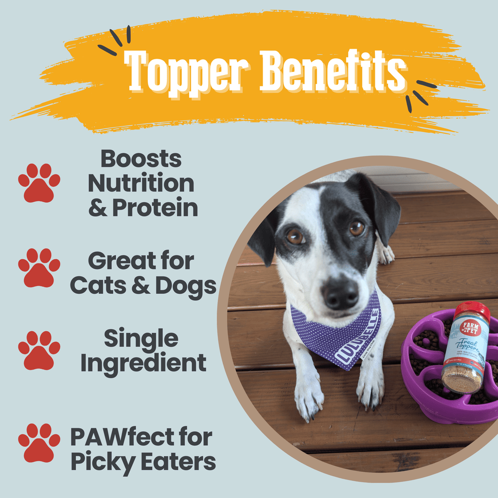 Treat Topper Fish Pet Food Topper | Low-Fat Meal Topper for Pets
