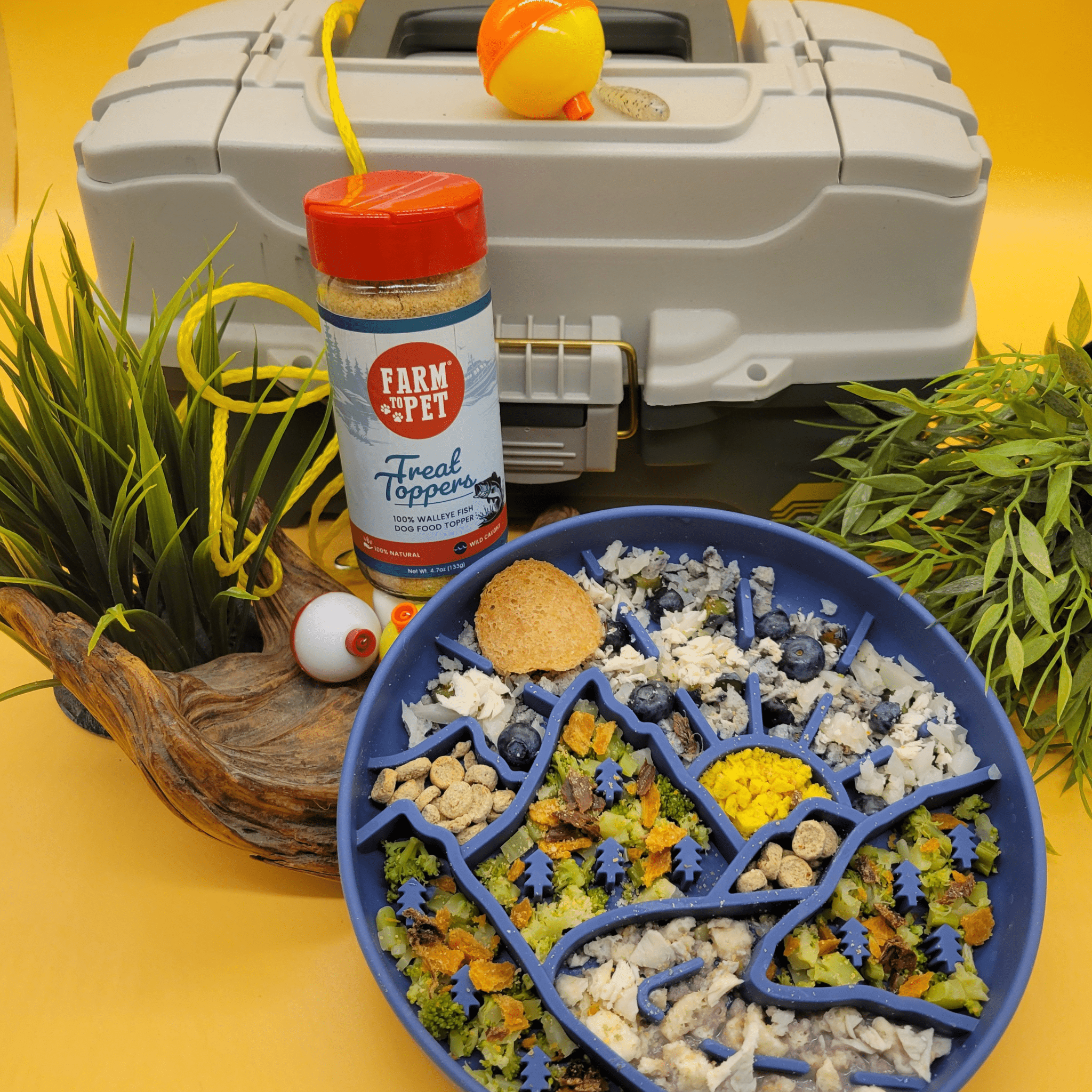 Treat Topper Fish Pet Food Topper | Low-Fat Meal Topper for Pets