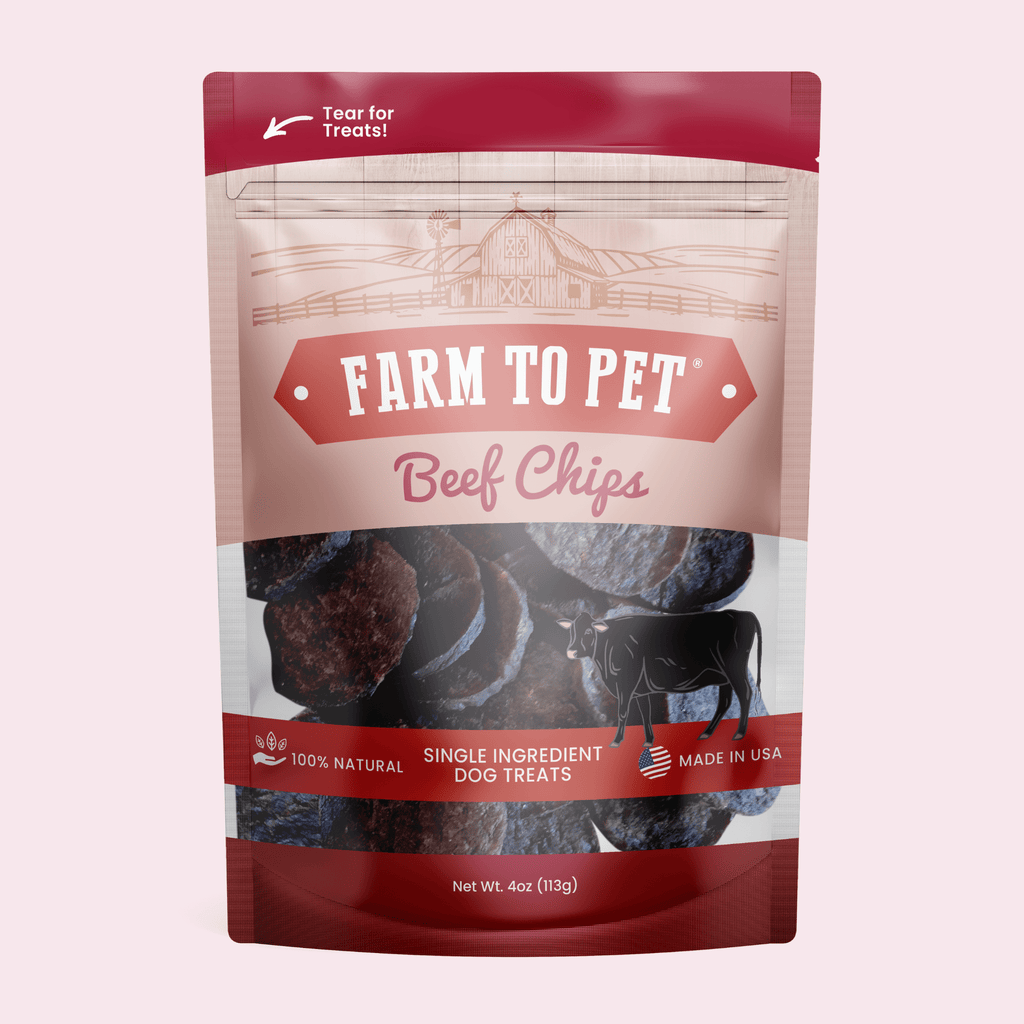 Beef Chips Pet Treats | Single-Ingredient Healthy Treats for Pets