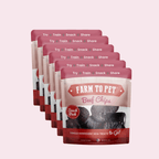 Beef Chips Snack Pack Bundles | Pet Treats for Training & Travel