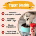 Treat Topper Turkey Pet Food Topper | Healthy Meal Supplement for Pets