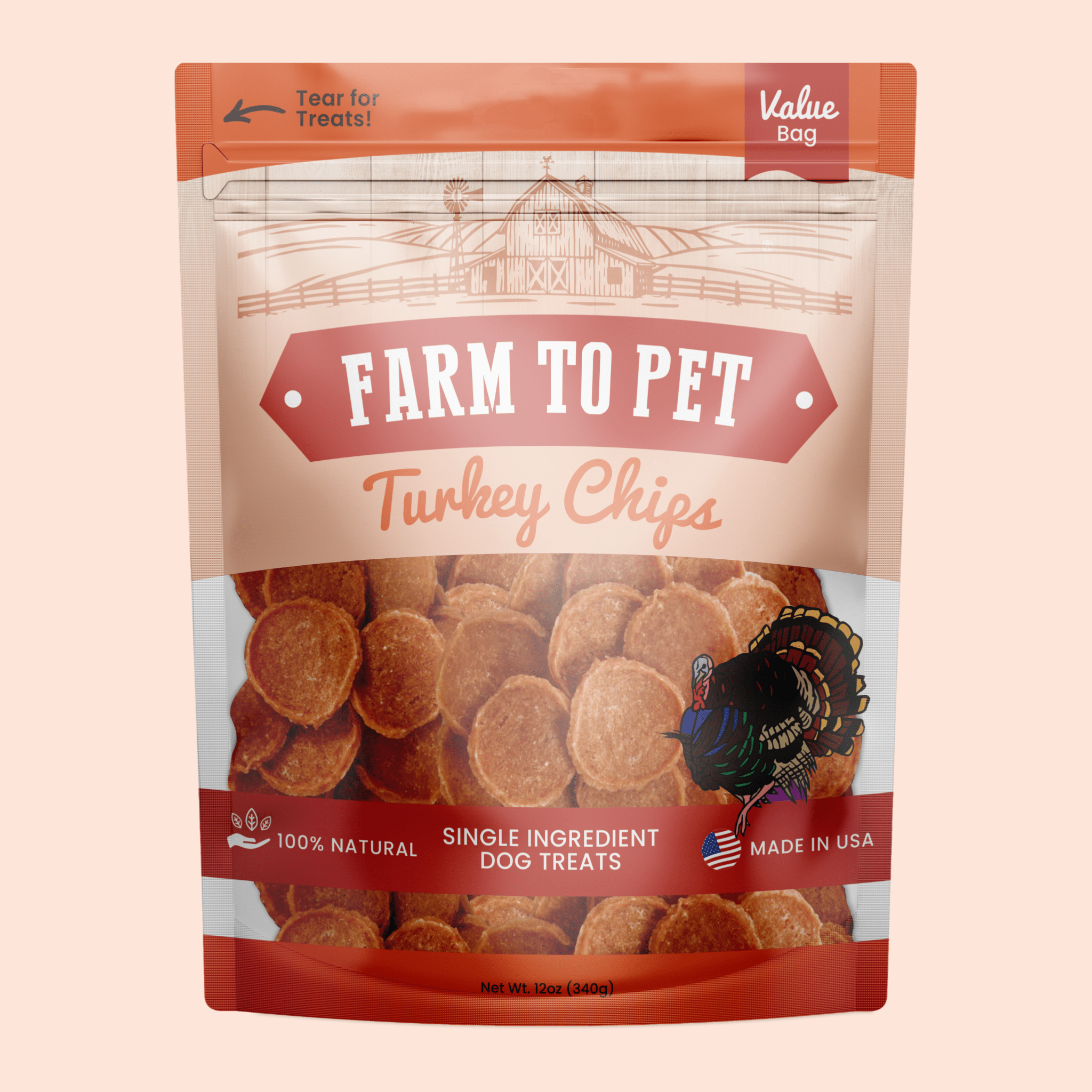 Turkey Chips for Pets | All-Natural Single-Ingredient Healthy Pet Treats