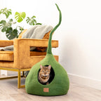 Forest Green | Tail Style Cave 1 - MiniPaw Luxe