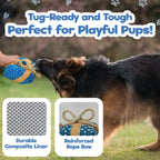 Gift Box Squeaky Dog Toy 5 - MiniPaw Luxe