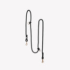 Hands Free Braided Leash | Black 1 - MiniPaw Luxe