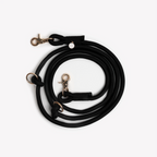 Hands Free Braided Leash | Black 2 - MiniPaw Luxe