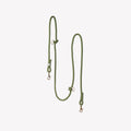 Hands Free Braided Leash | Green 1 - MiniPaw Luxe