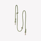 Hands Free Braided Leash | Green 1 - MiniPaw Luxe