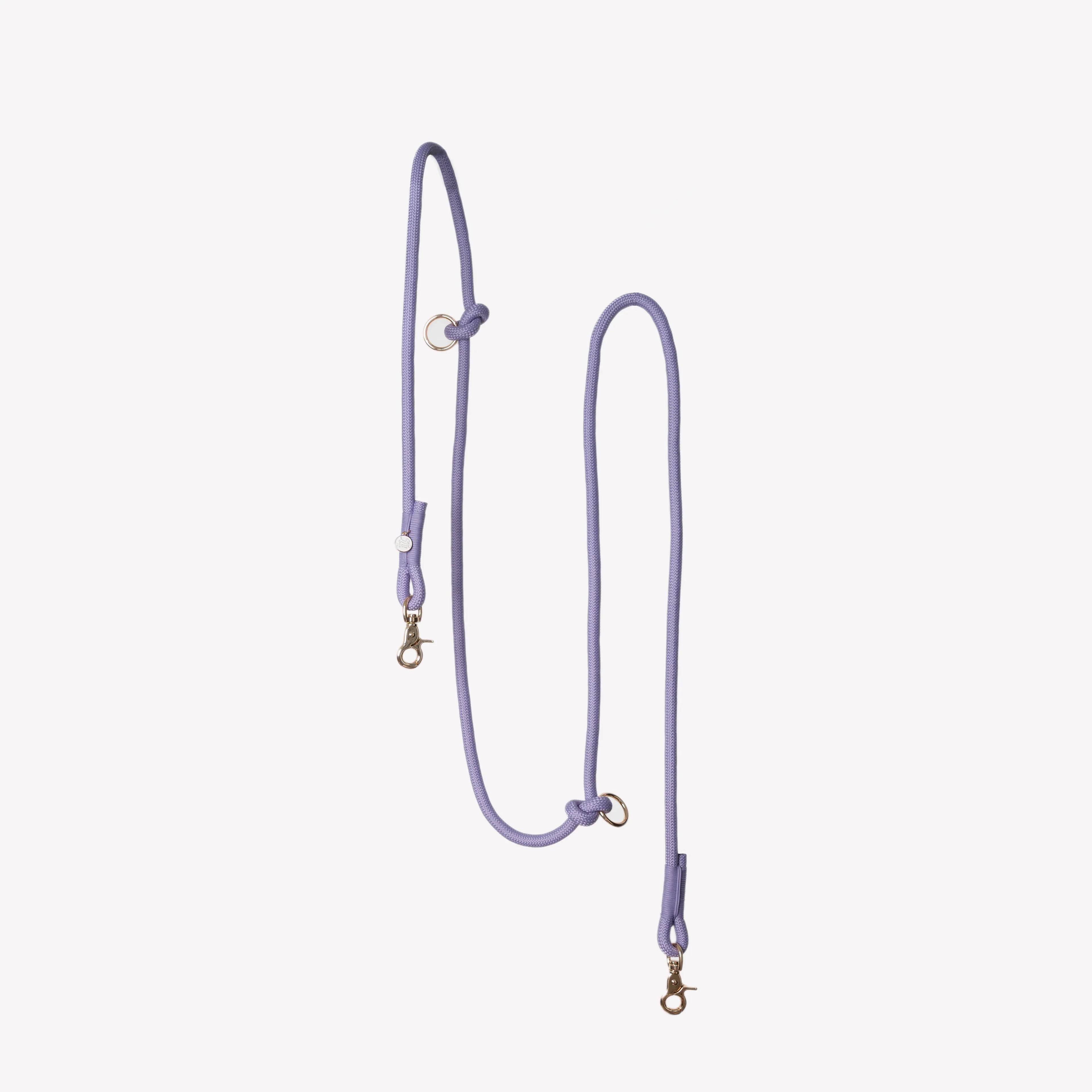 Hands Free Braided Leash | Lavender 1 - MiniPaw Luxe