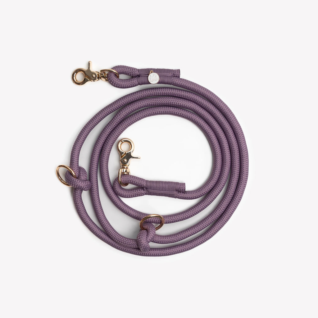 Hands Free Braided Leash | Lilac 2 - MiniPaw Luxe
