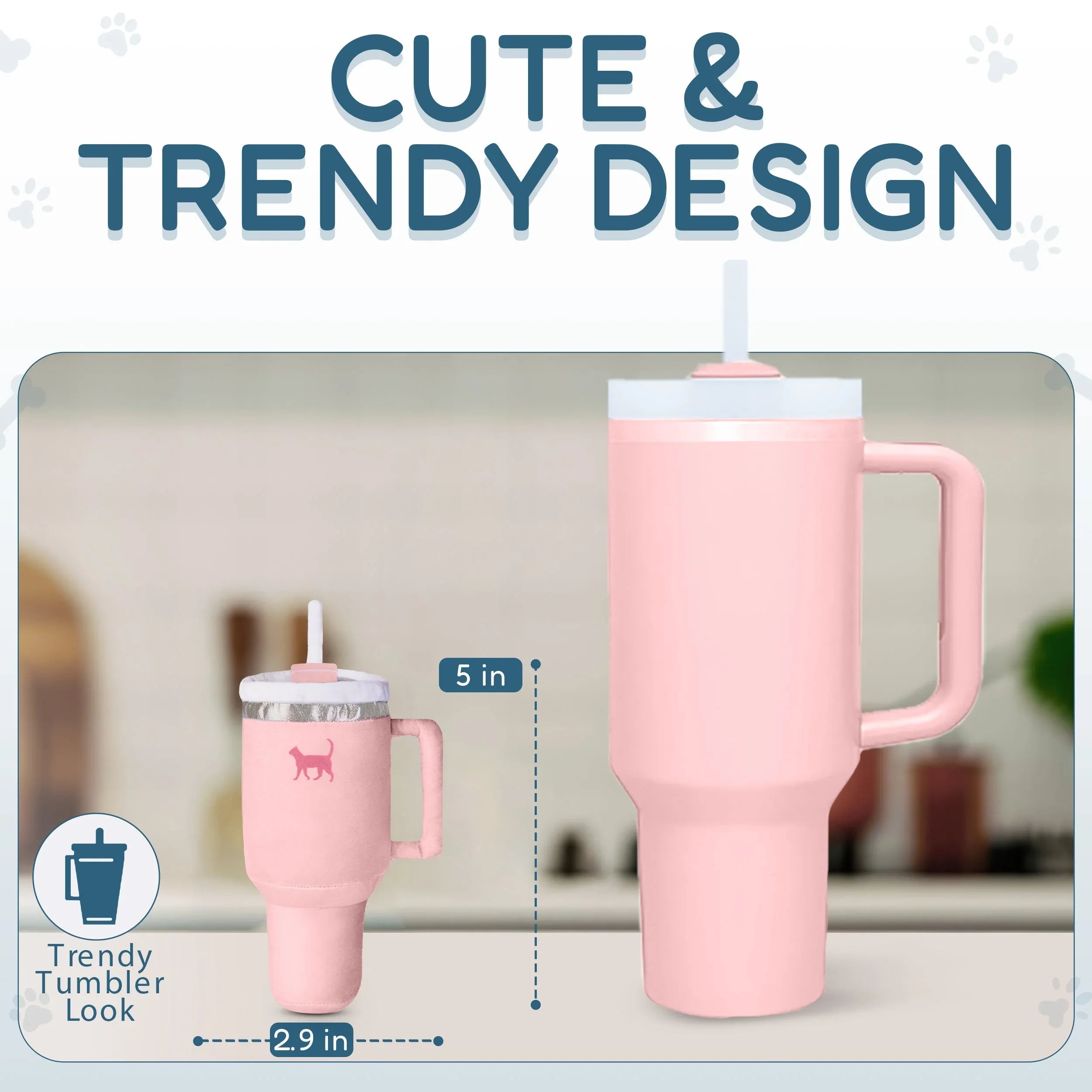 Kitty Cup Tumbler Crinkle Toy with Catnip 4 - MiniPaw Luxe