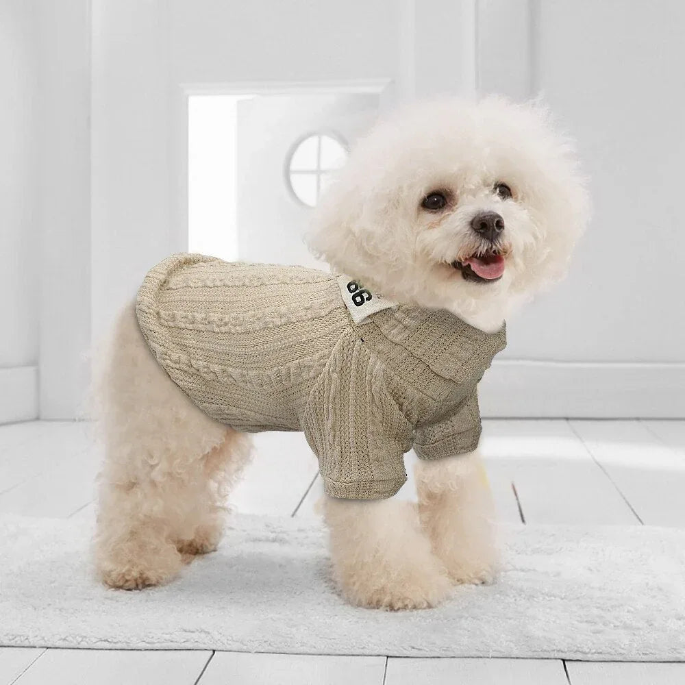 Knit Turtleneck Sweater for Small Dogs and Cats 11 - MiniPaw Luxe