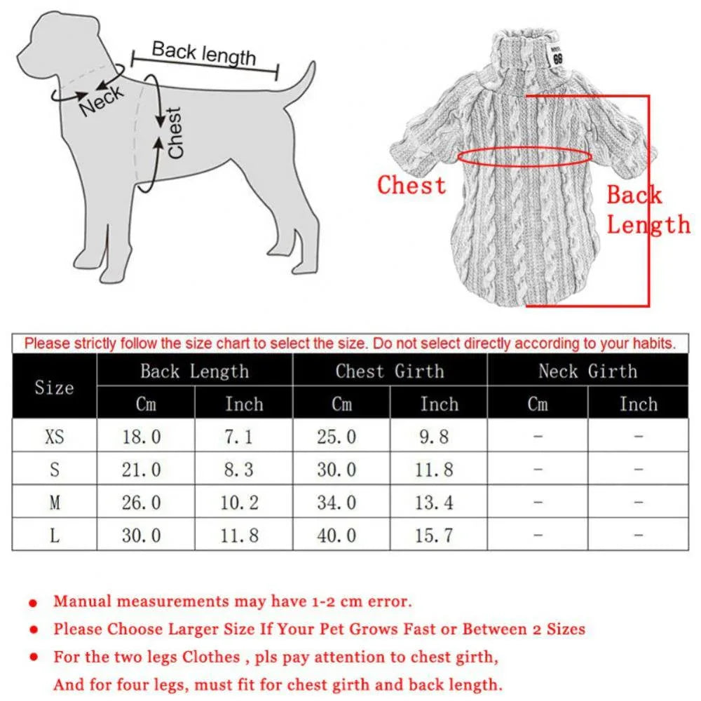 Knit Turtleneck Sweater for Small Dogs and Cats 2 - MiniPaw Luxe