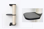 Wall Mounted Cat Climbing Pole - Sisal