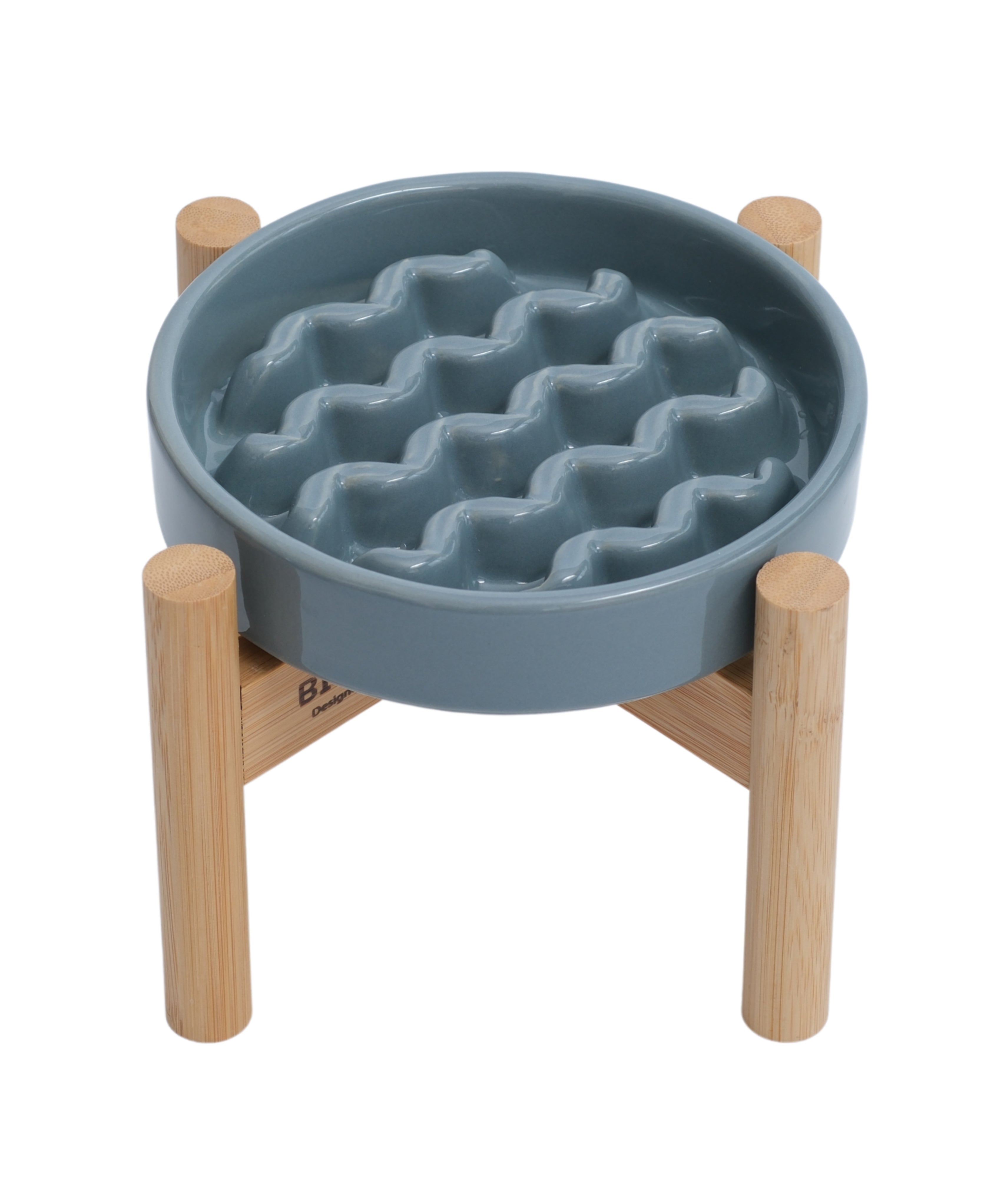 [Macaroni] Slow Feeder Dog Bowls - Yellow / Frozen Blue / Purple 10 - MiniPaw Luxe