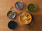 [Macaroni] Slow Feeder Dog Bowls - Yellow / Frozen Blue / Purple 12 - MiniPaw Luxe