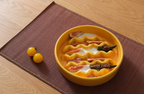 [Macaroni] Slow Feeder Dog Bowls - Yellow / Frozen Blue / Purple 2 - MiniPaw Luxe