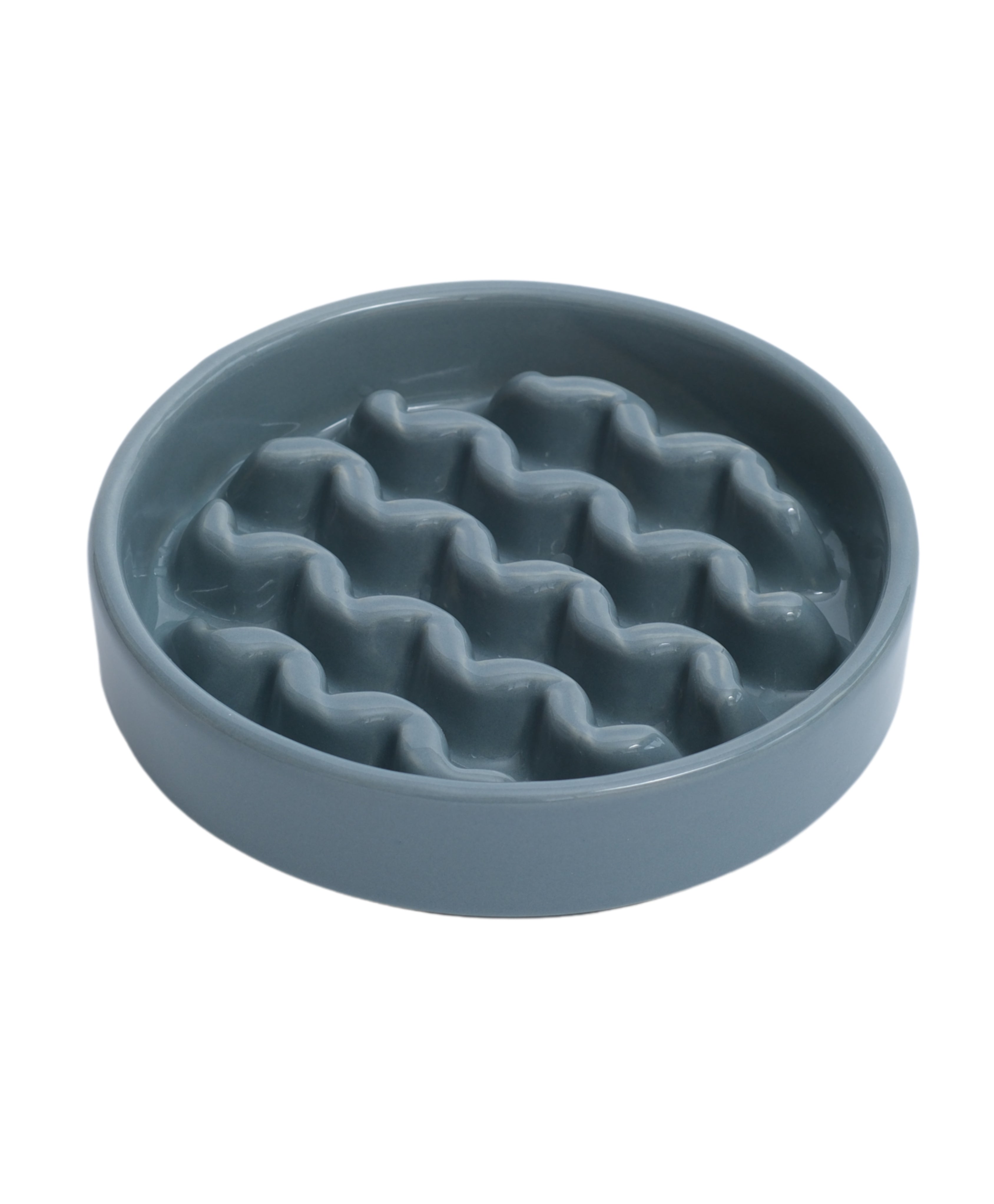 [Macaroni] Slow Feeder Dog Bowls - Yellow / Frozen Blue / Purple 8 - MiniPaw Luxe