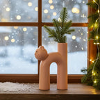 Modern Ceramic Cat Vase 1 - MiniPaw Luxe