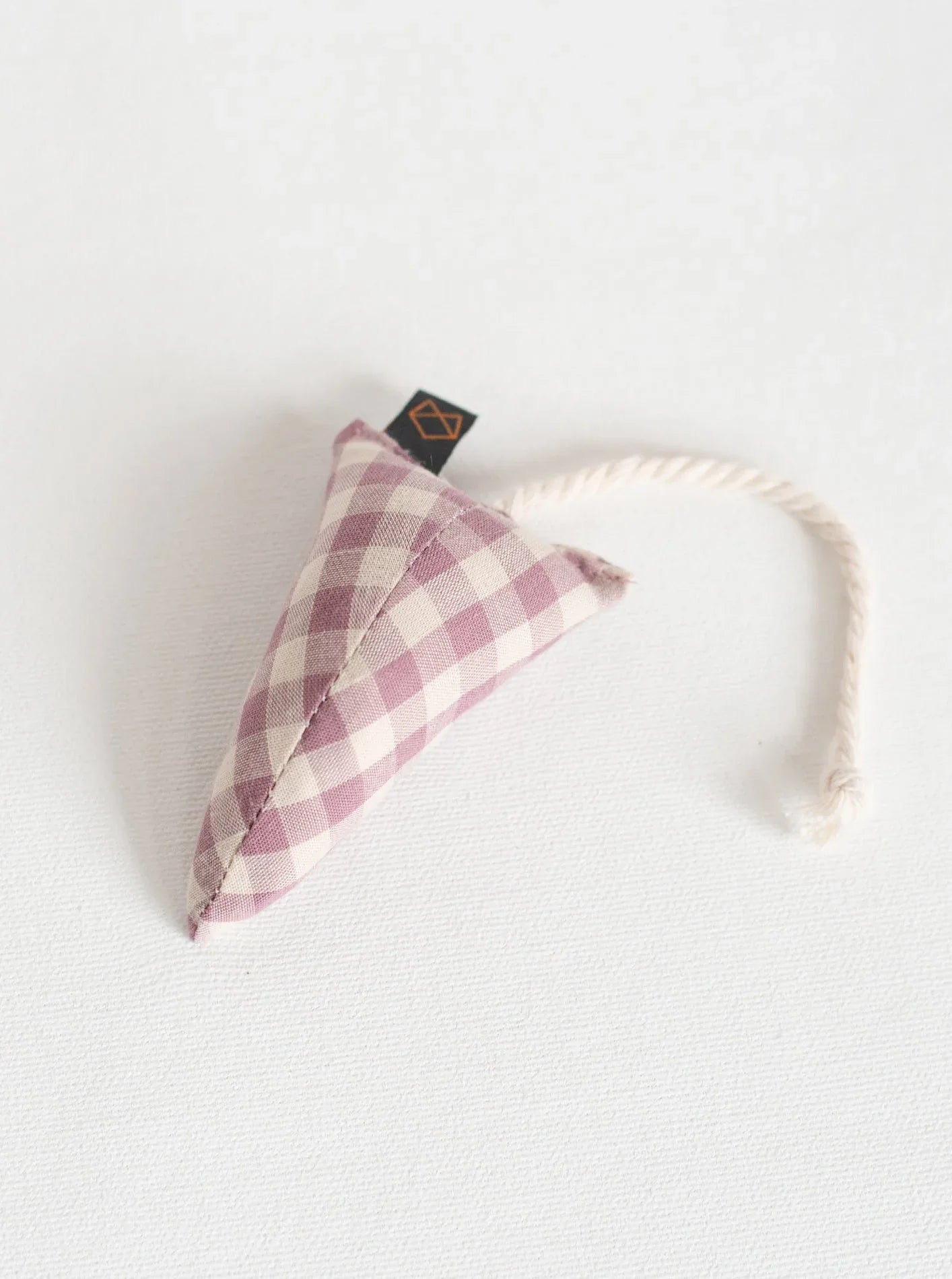 Modern Mouse Catnip Toy | Gingham 7 - MiniPaw Luxe