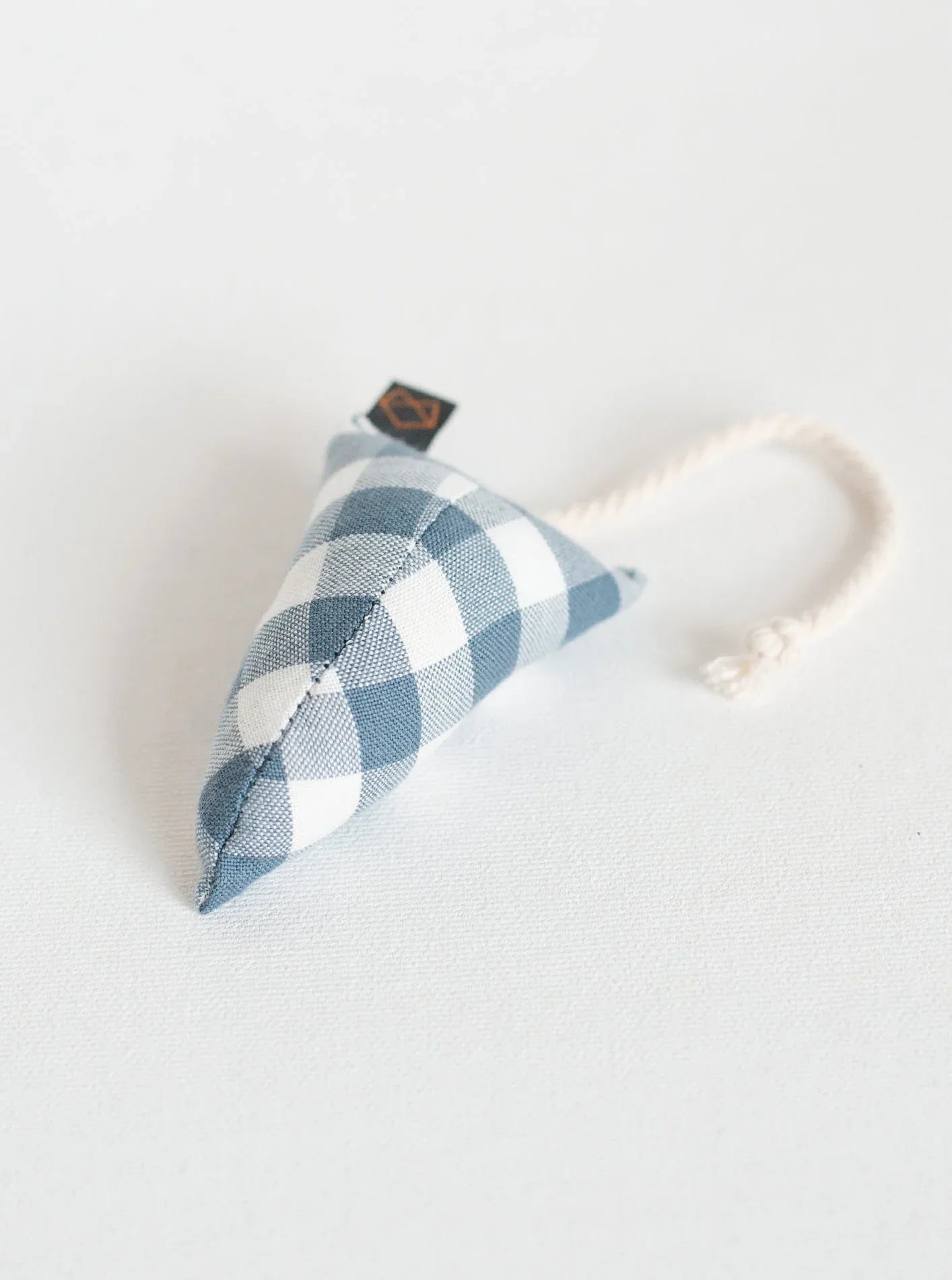 Modern Mouse Catnip Toy | Gingham 8 - MiniPaw Luxe