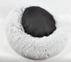 Mr. Peanut's 28" OrthoPlush® Pet Bed - Snowflake White Two Tone 16 - MiniPaw Luxe