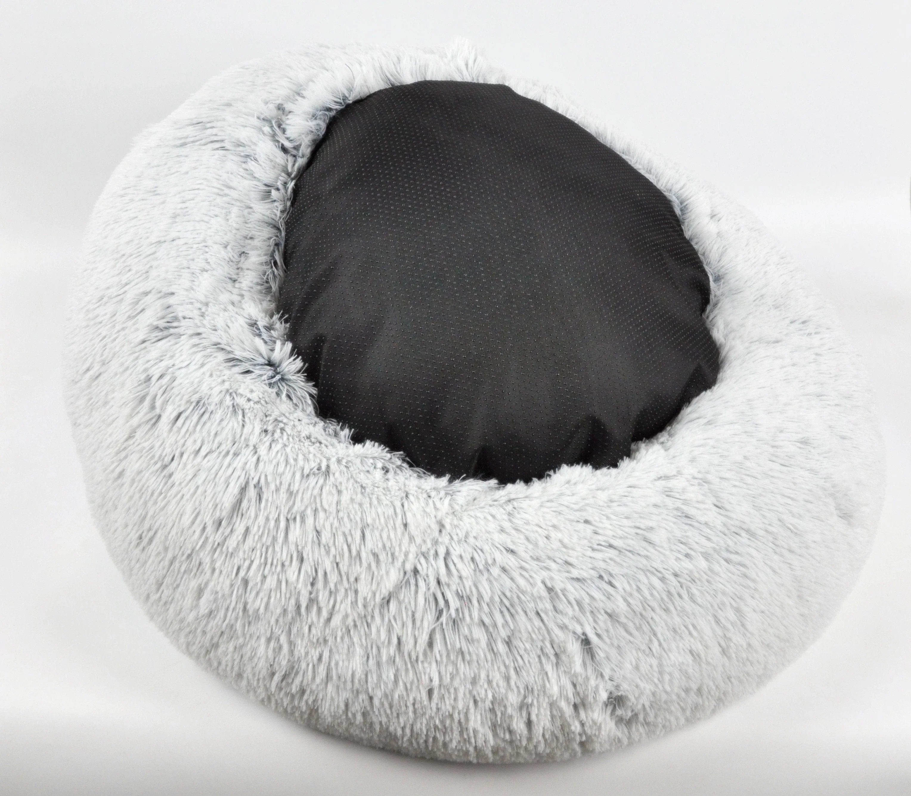 Mr. Peanut's 28" OrthoPlush® Pet Bed - Snowflake White Two Tone 16 - MiniPaw Luxe