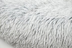 Mr. Peanut's 28" OrthoPlush® Pet Bed - Snowflake White Two Tone 24 - MiniPaw Luxe