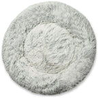 Mr. Peanut's 28" OrthoPlush® Pet Bed - Snowflake White Two Tone 29 - MiniPaw Luxe