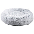 Mr. Peanut's 28" OrthoPlush® Pet Bed - Snowflake White Two Tone 33 - MiniPaw Luxe