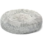 Mr. Peanut's 28" OrthoPlush® Pet Bed - Snowflake White Two Tone 34 - MiniPaw Luxe