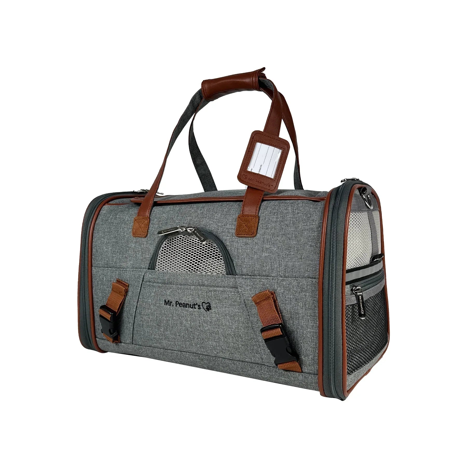 Mr. Peanut's Gold Series Standard Size Airline Compliant Pet Carrier 10 - MiniPaw Luxe