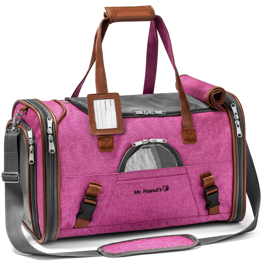 Mr. Peanut's Gold Series Standard Size Airline Compliant Pet Carrier 13 - MiniPaw Luxe