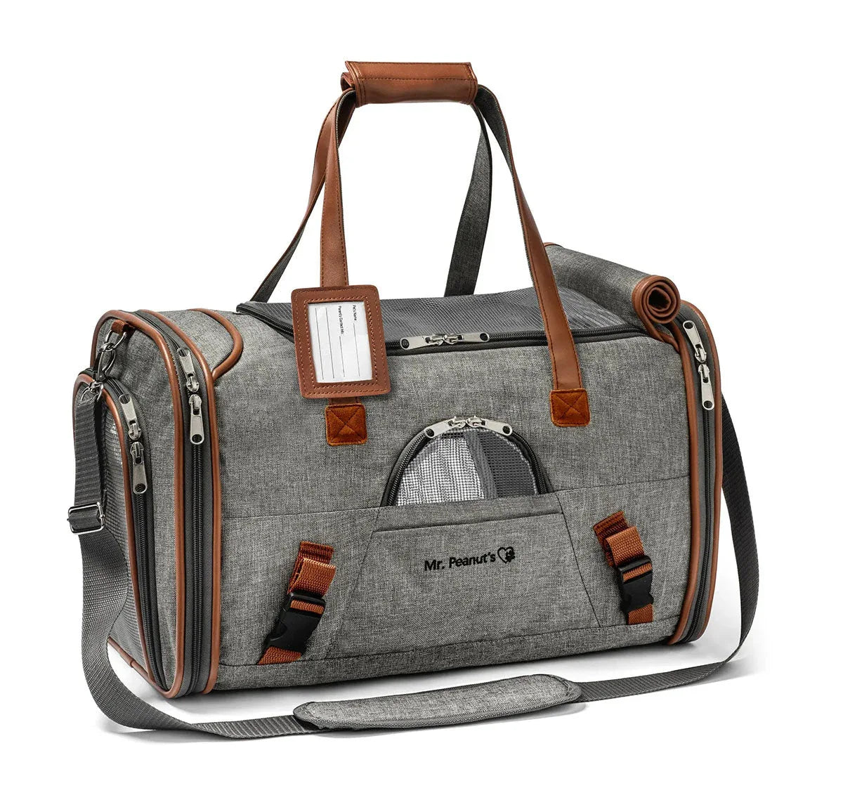 Mr. Peanut's Gold Series Standard Size Airline Compliant Pet Carrier 1 - MiniPaw Luxe