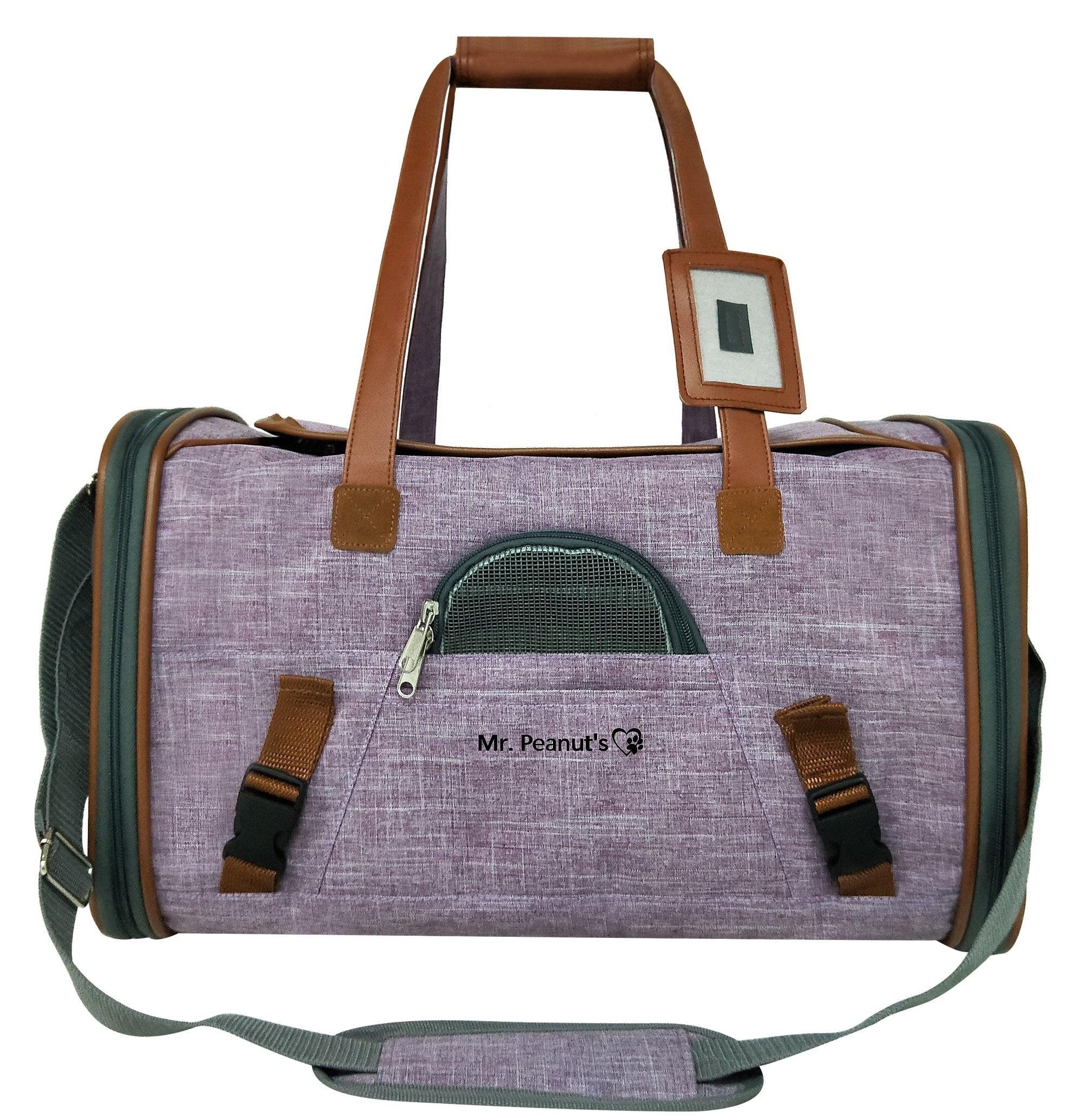Mr. Peanut's Gold Series Standard Size Airline Compliant Pet Carrier 29 - MiniPaw Luxe