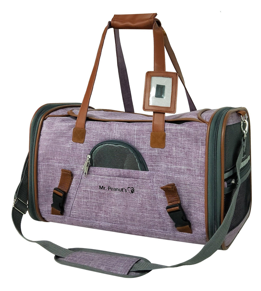 Mr. Peanut's Gold Series Standard Size Airline Compliant Pet Carrier 30 - MiniPaw Luxe