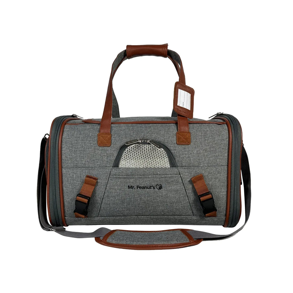 Mr. Peanut's Gold Series Standard Size Airline Compliant Pet Carrier 4 - MiniPaw Luxe
