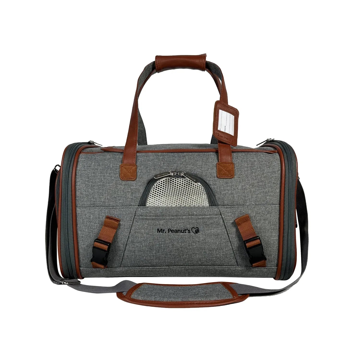 Mr. Peanut's Gold Series Standard Size Airline Compliant Pet Carrier 4 - MiniPaw Luxe