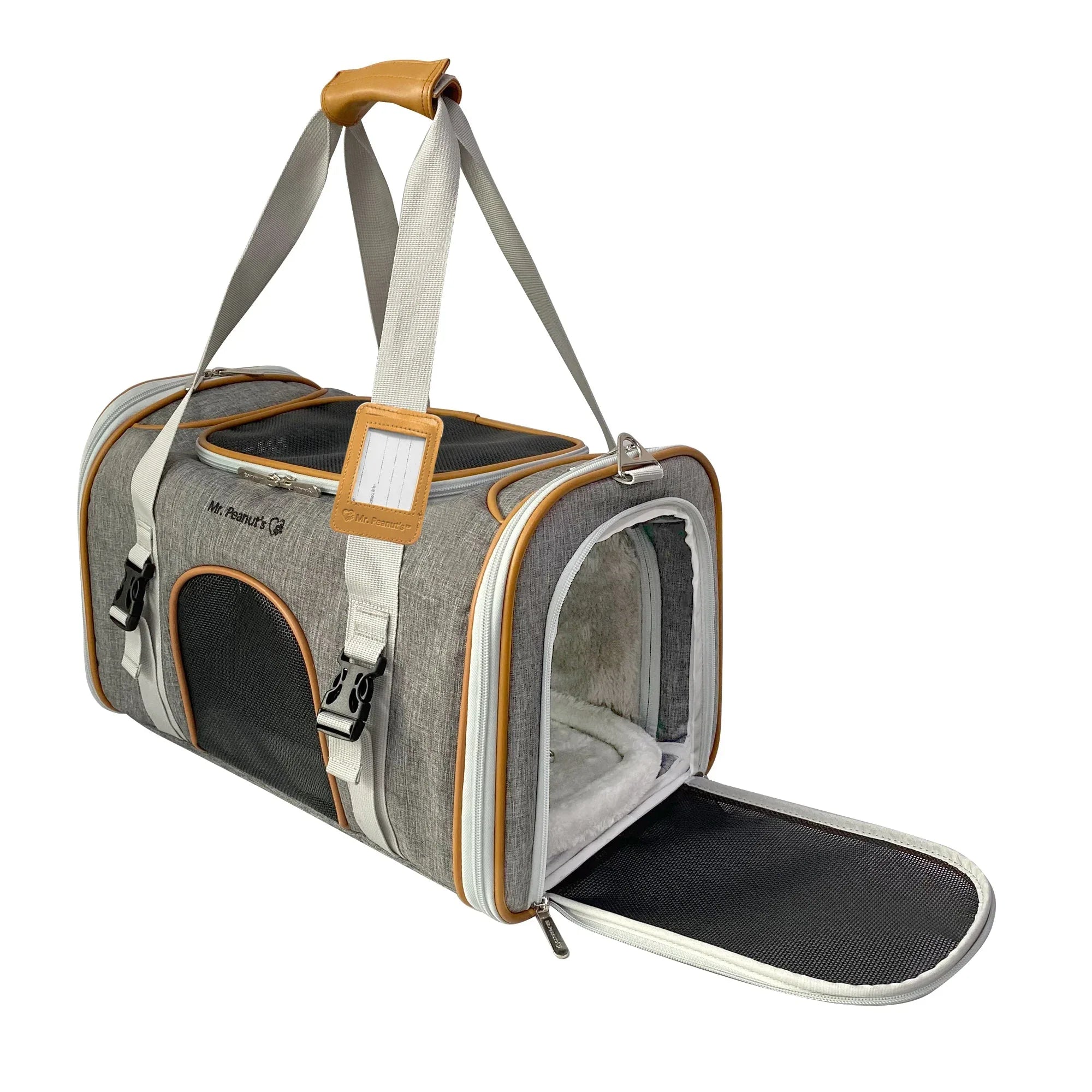 Mr. Peanut's Platinum Series Expandable Pet Carrier 12 - MiniPaw Luxe