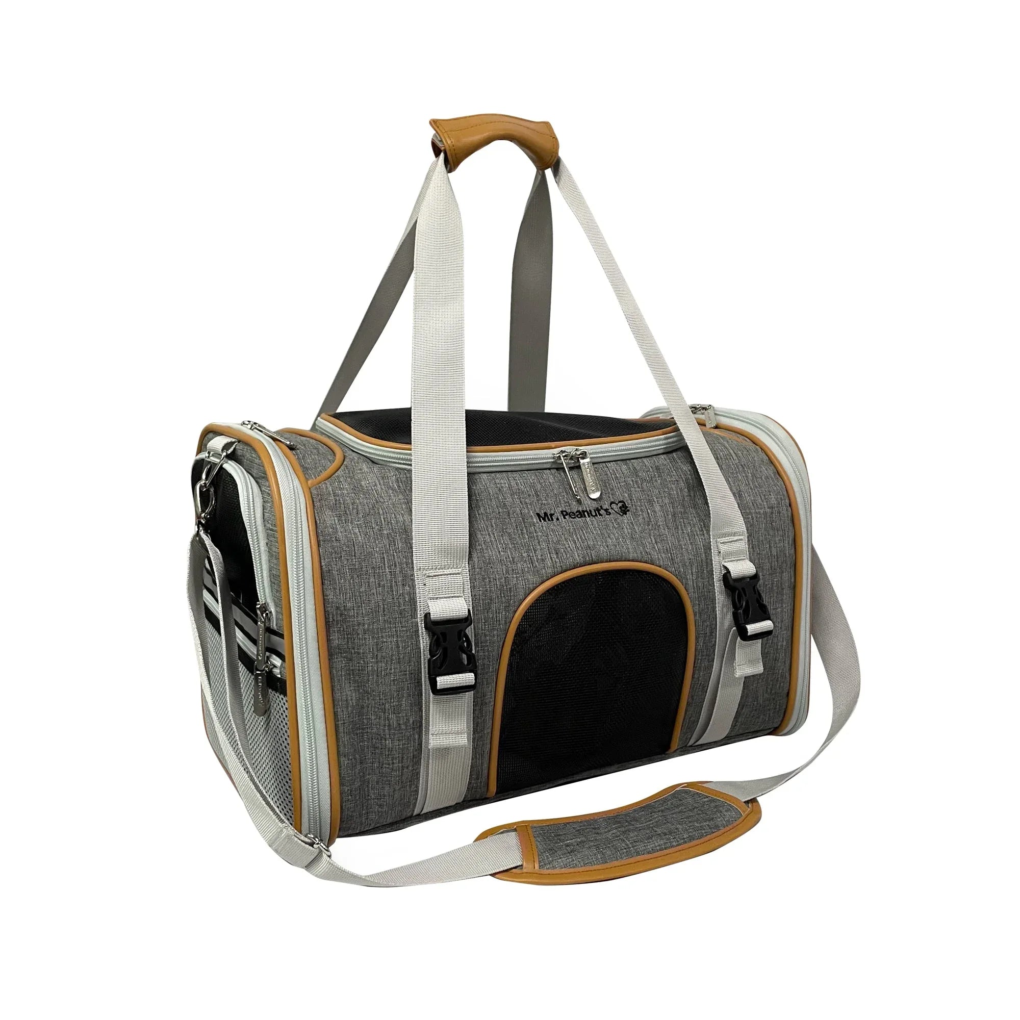 Mr. Peanut's Platinum Series Expandable Pet Carrier 20 - MiniPaw Luxe