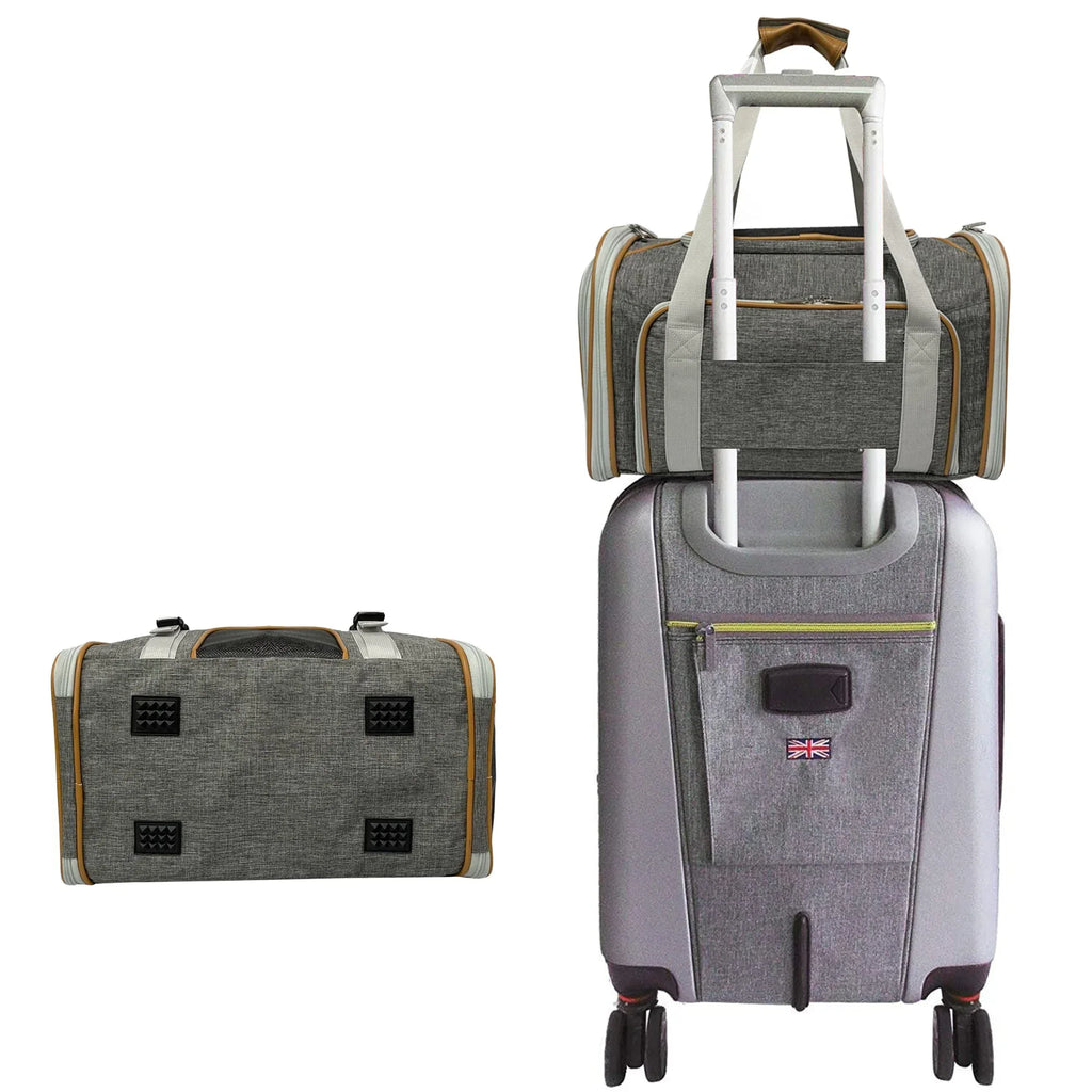 Mr. Peanut's Platinum Series Expandable Pet Carrier 21 - MiniPaw Luxe