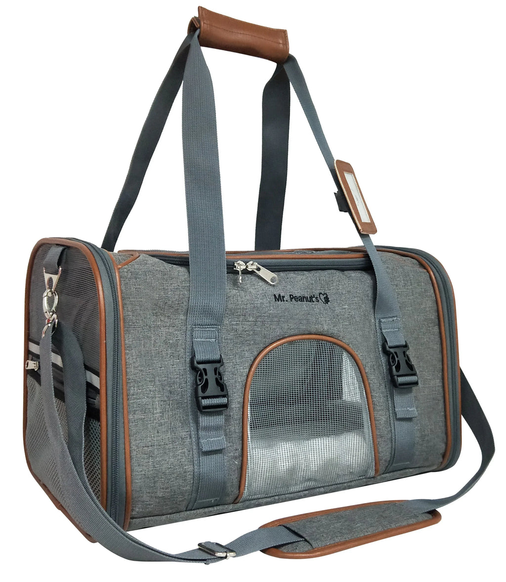 Mr. Peanut's Platinum Series Expandable Pet Carrier 24 - MiniPaw Luxe