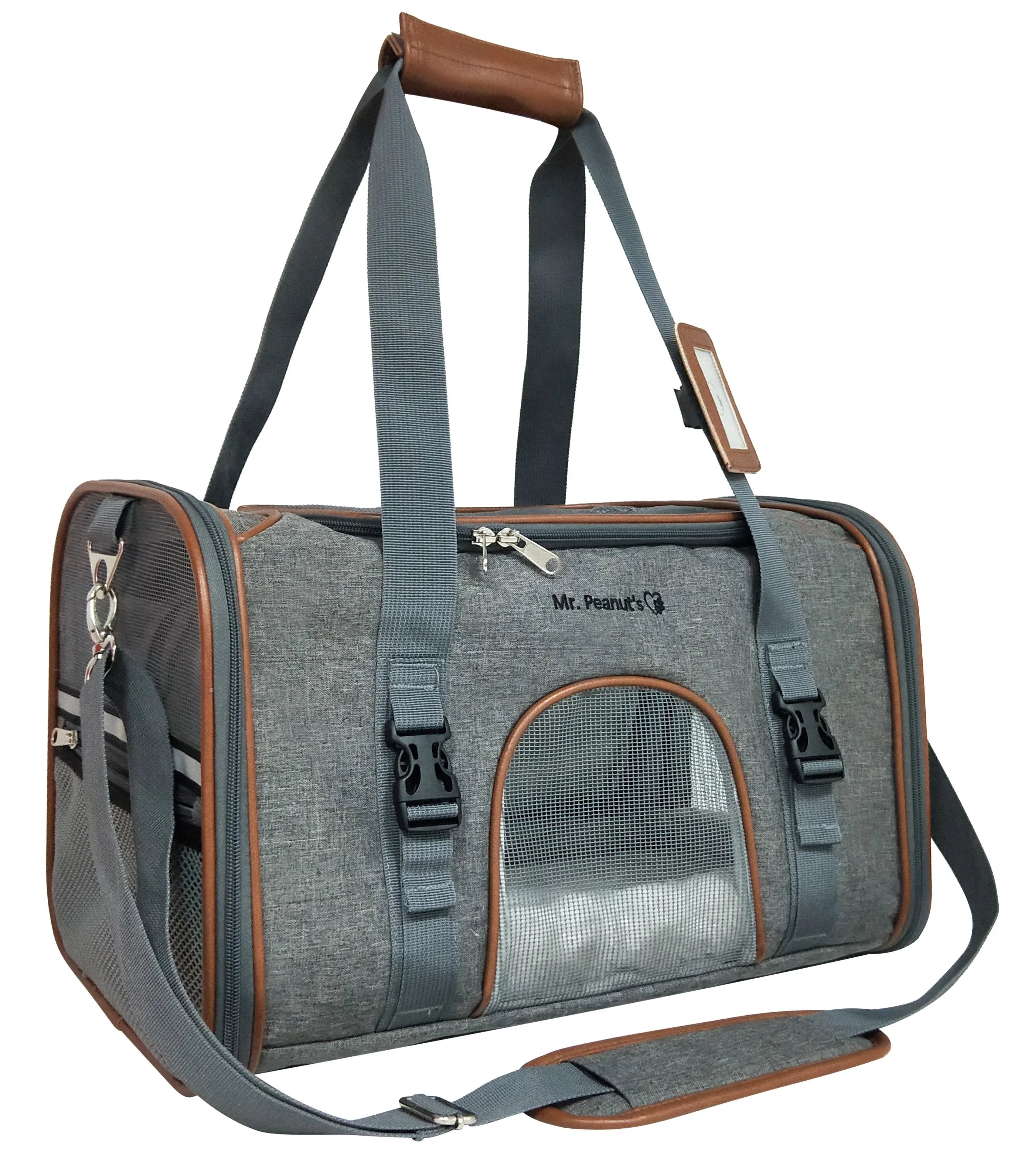 Mr. Peanut's Platinum Series Expandable Pet Carrier 24 - MiniPaw Luxe