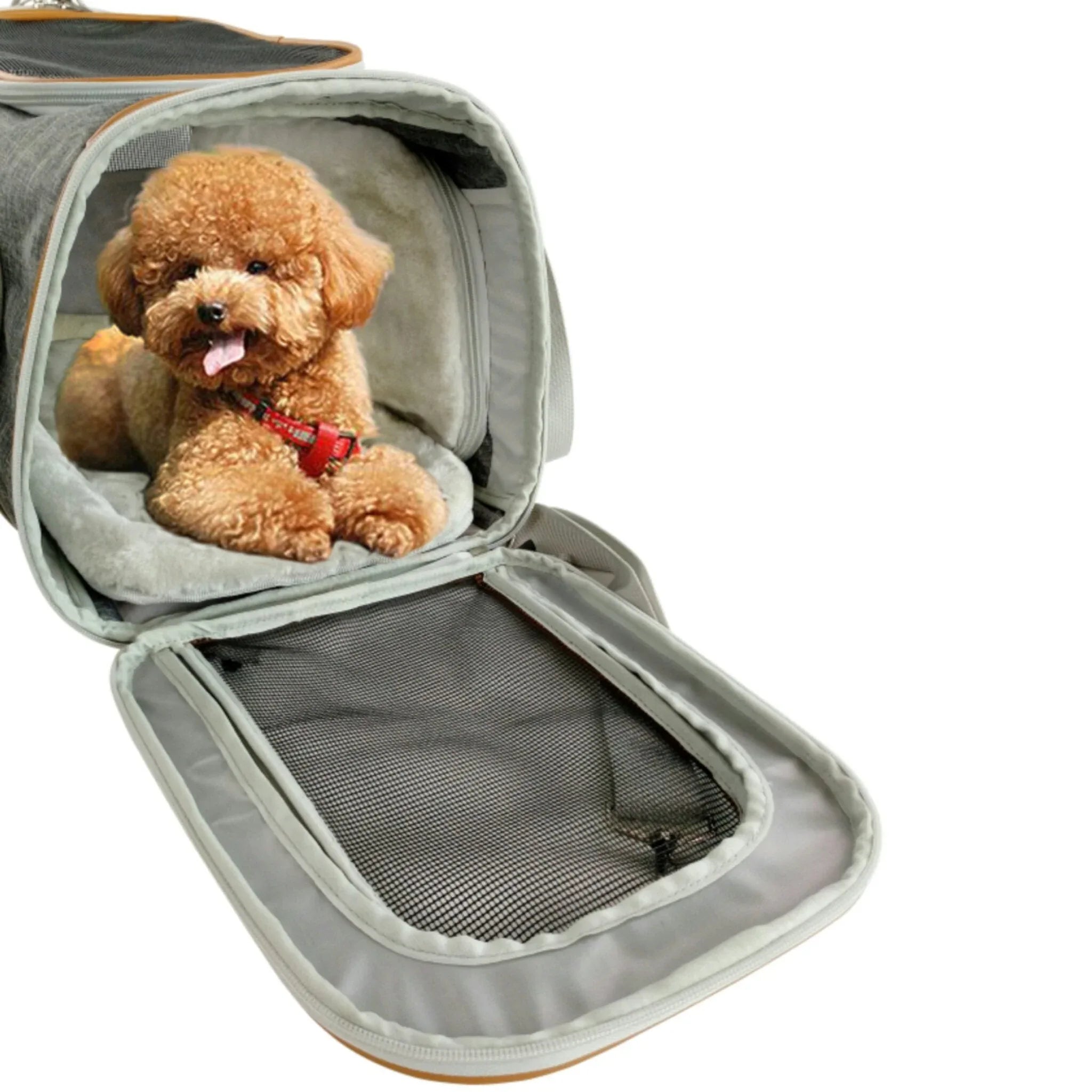 Mr. Peanut's Platinum Series Expandable Pet Carrier 25 - MiniPaw Luxe