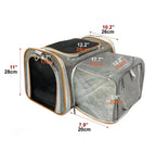 Mr. Peanut's Platinum Series Expandable Pet Carrier 3 - MiniPaw Luxe