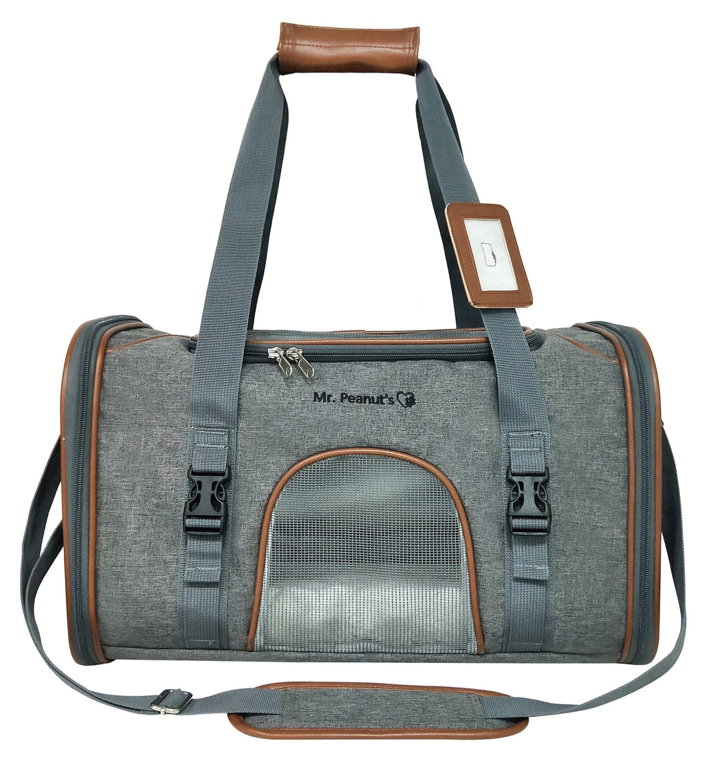 Mr. Peanut's Platinum Series Expandable Pet Carrier 5 - MiniPaw Luxe