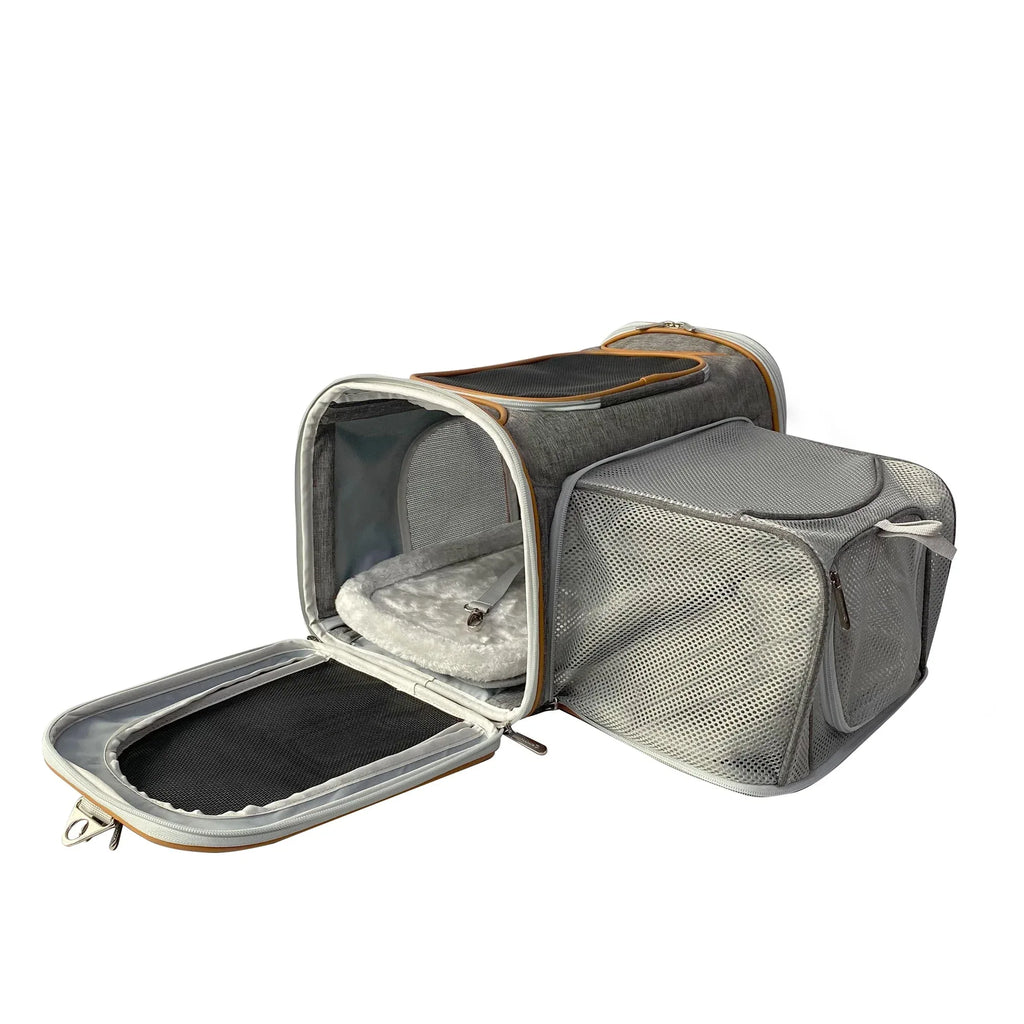 Mr. Peanut's Platinum Series Expandable Pet Carrier 7 - MiniPaw Luxe