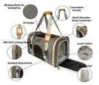 Mr. Peanut's Platinum Series Expandable Pet Carrier 9 - MiniPaw Luxe