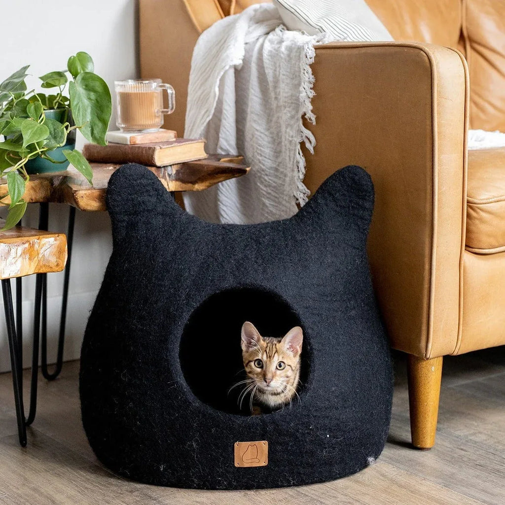 Night Black | Ear Style Cave 1 - MiniPaw Luxe